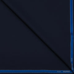Raymond Exotic Premium Super 140s Count 30% wool Plain Suiting Fabric Colour Dark Blue