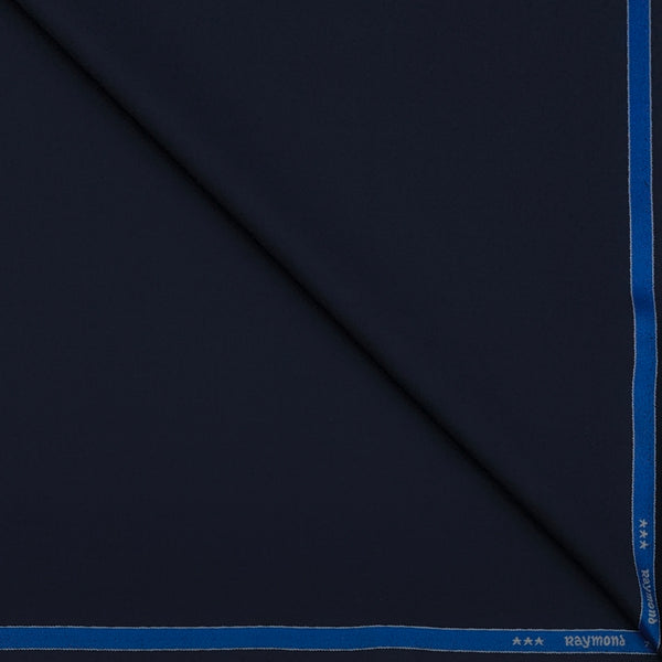 Raymond Exotic Premium Super 140s Count 30% wool Play Suiting Fabric Colour Dark Blue