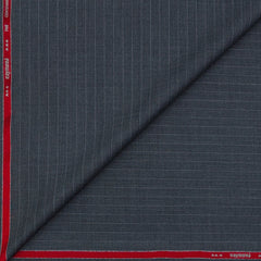 Raymond Exotic Premium Super 140s Count 30% wool Lining Suiting Fabric Colour Lava Grey
