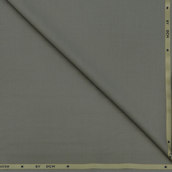 Trouser Fabric OCM Exotic Premium Super 110s Count 45% Merino Wool Dobby Color Dusty Brownish