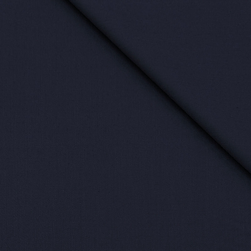 Trouser Fabric OCM Exotic Premium Super 150s Count 40% Merino Wool Plain Color Midnight Blue