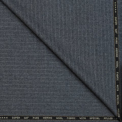 Raymond Super 160s count 100% Wool Tweed Lining Blazer Fabric Colour Grey