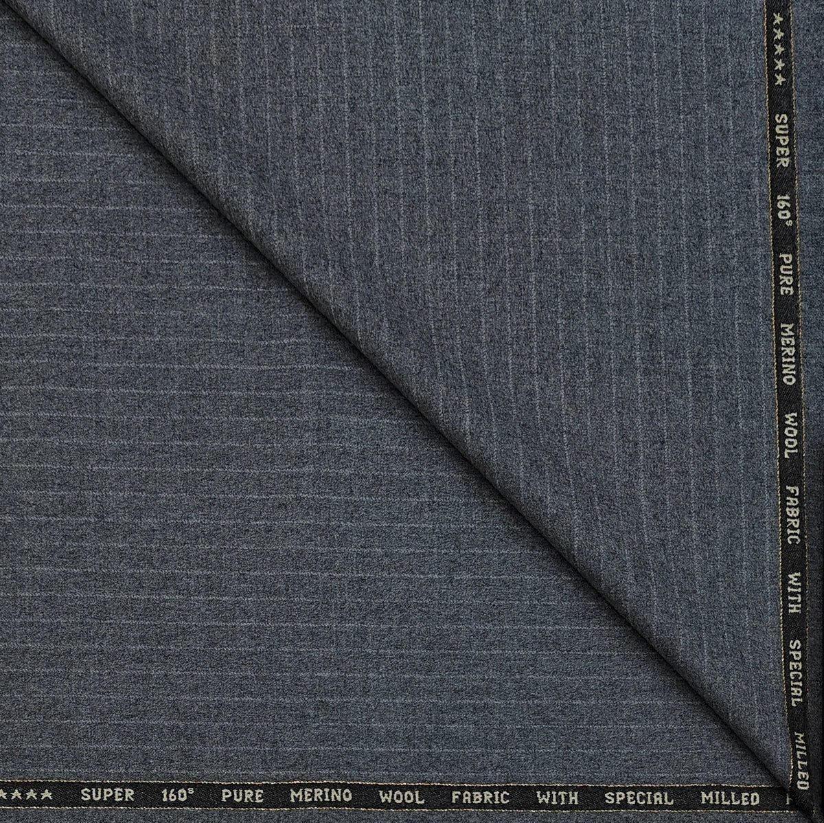 Raymond Super 160s count 100% Wool Tweed Lining Blazer Fabric Colour Grey