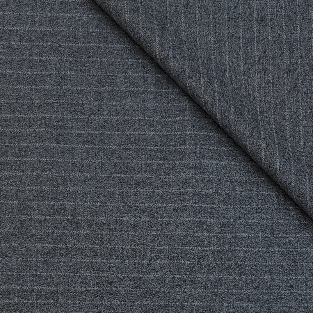 Raymond Super 160s count 100% Wool Tweed Lining Blazer Fabric Colour Grey