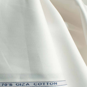 Birla Century 100% cotton 70s Giza cotton White Shirt Fabric