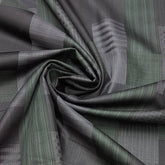 Soktas Premium cotton fine jacquard shirt fabric colour Dark Green