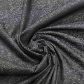 Soktas Premium cotton fine jacquard shirt fabric colour Dark Grey