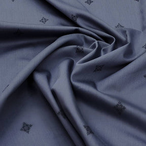 Soktas Premium cotton fine jacquard shirt fabric colour Grey