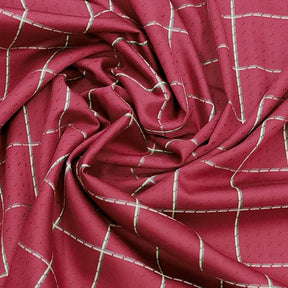 Birla Century Men's Pure Cotton Premium Unstitched Shirt Fabric (Maroon)