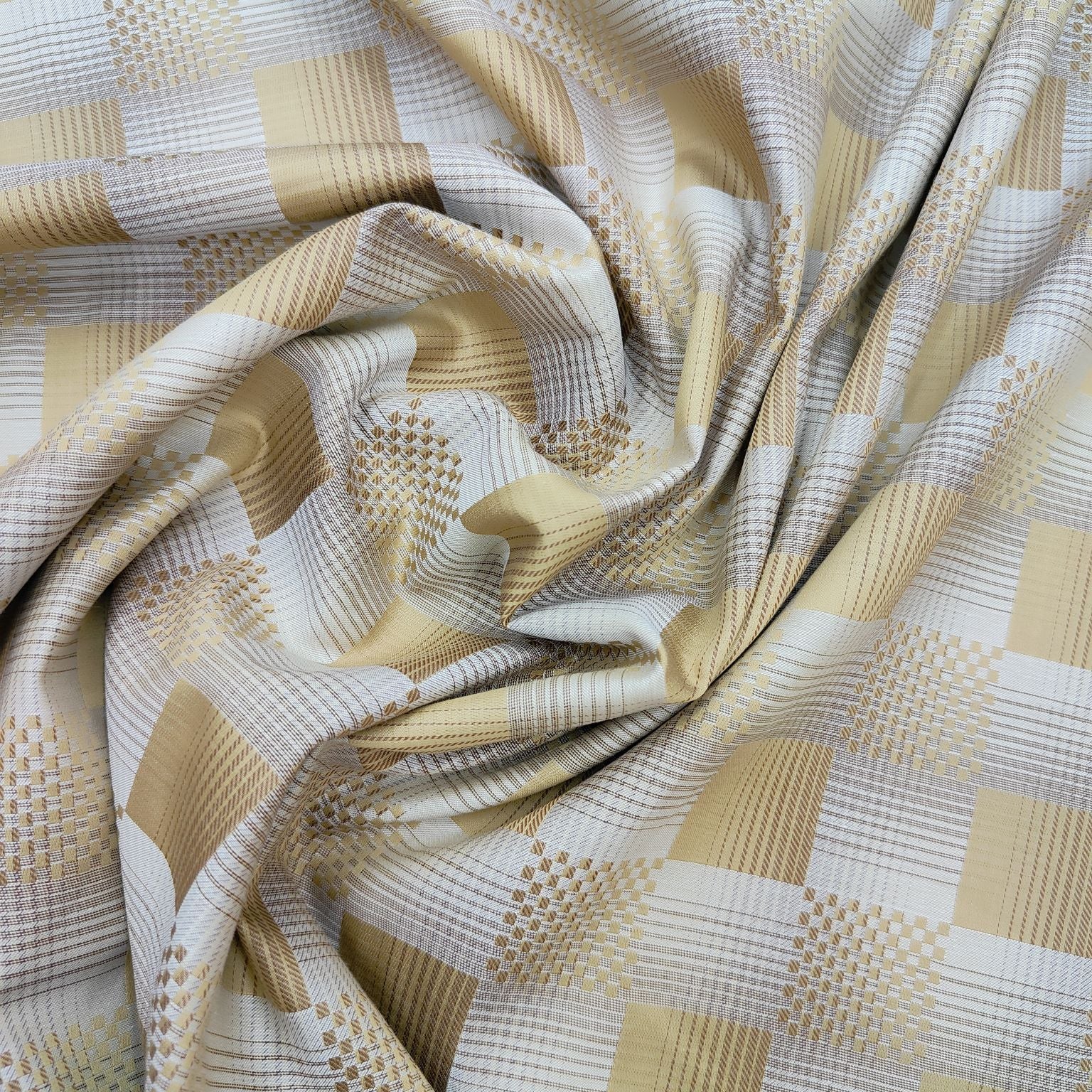 Birla Century Men's Pure Cotton Premium Unstitched Shirt Fabric (Brown)