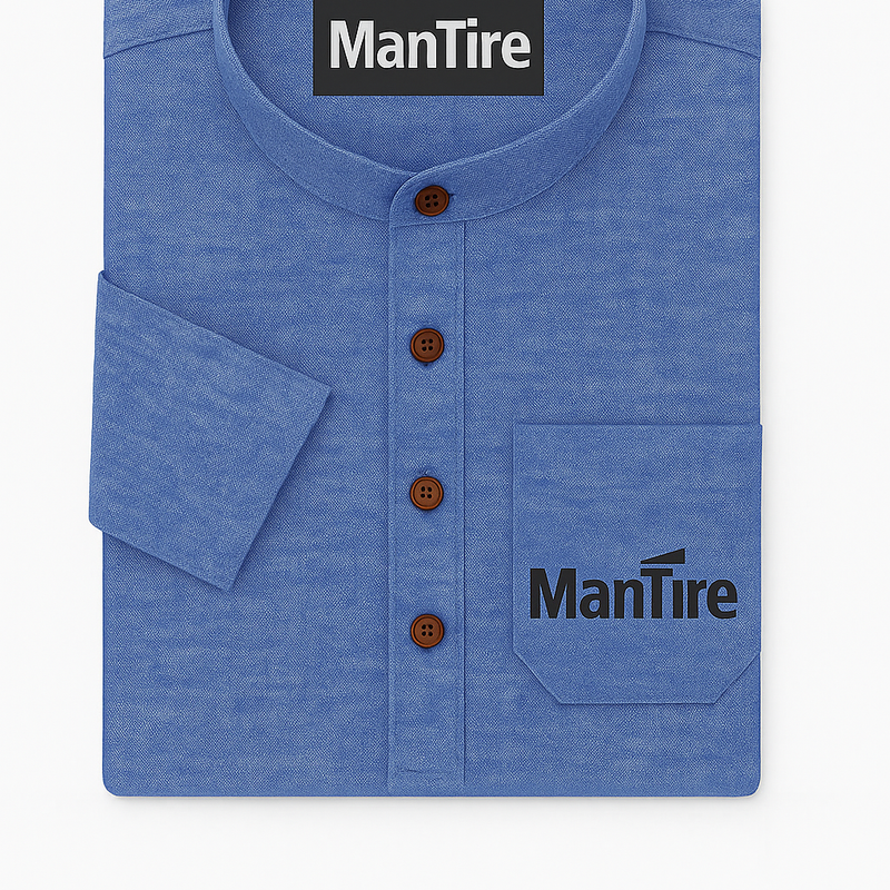 Shirt & Kurta Fabric Raymond Pure Linen Plain Colour Blue