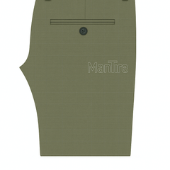 Trouser Fabric Raymond Poly Viscose Medium Check Colour Laurel Green