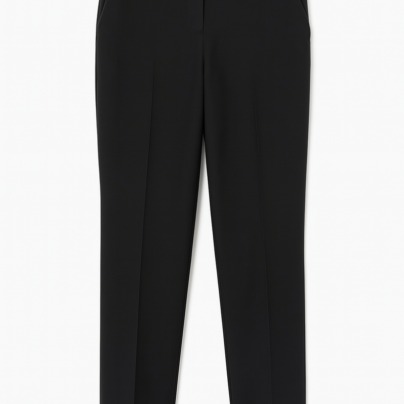 Suiting (1.55 mtr) Trouser Fabric Raymond Super 100s Wool Blended Plain Colour Black