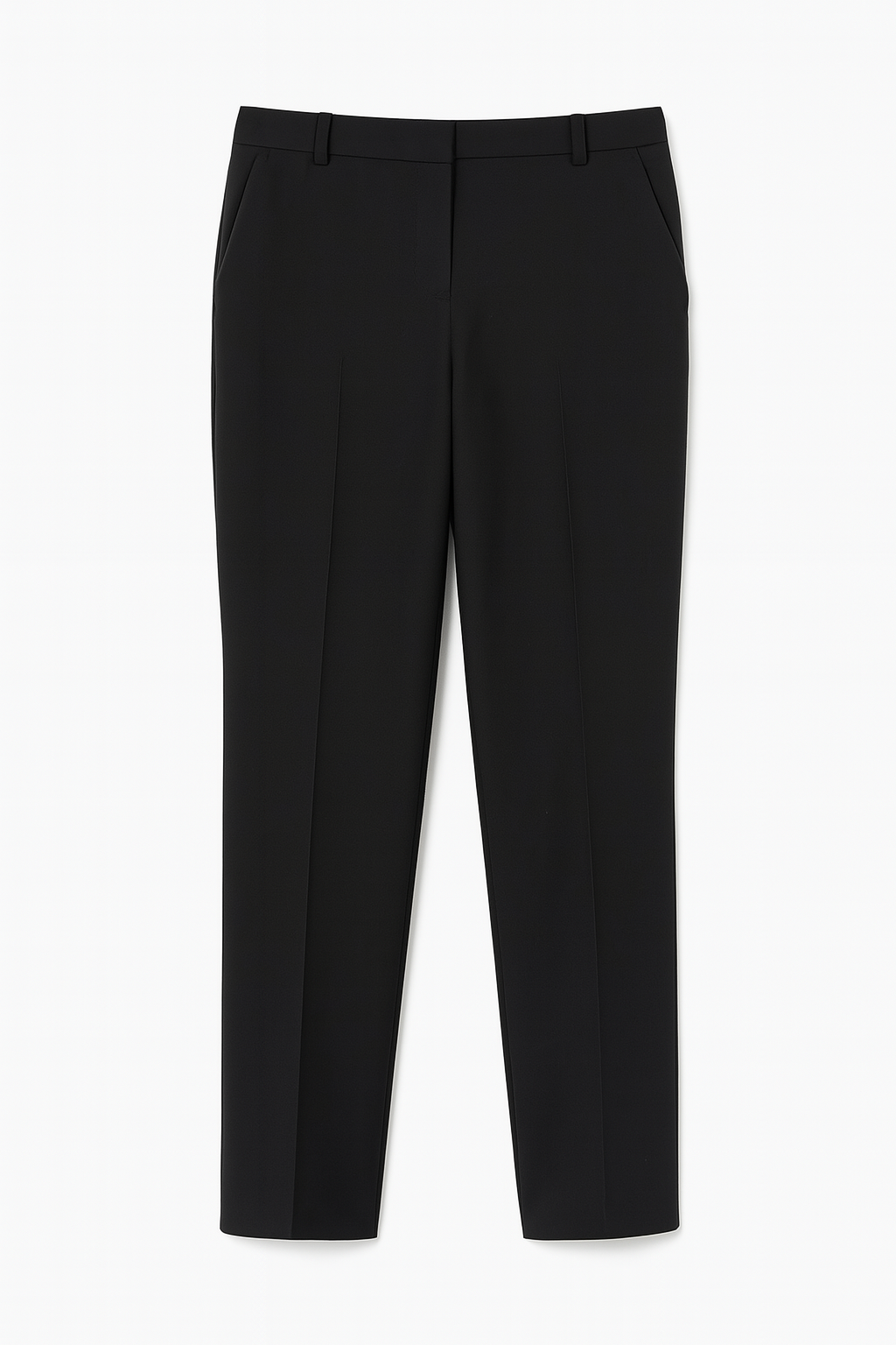 Trouser Fabri Reid & Taylor Polyester Viscose Dotted Color Dull Black
