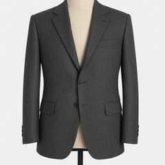 Tweed Blazer Fabric Raymond Wool Blended Worsted Colour Grey