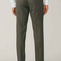 Trouser Fabric Donear Pure Cotton Plain Colour Sage Green