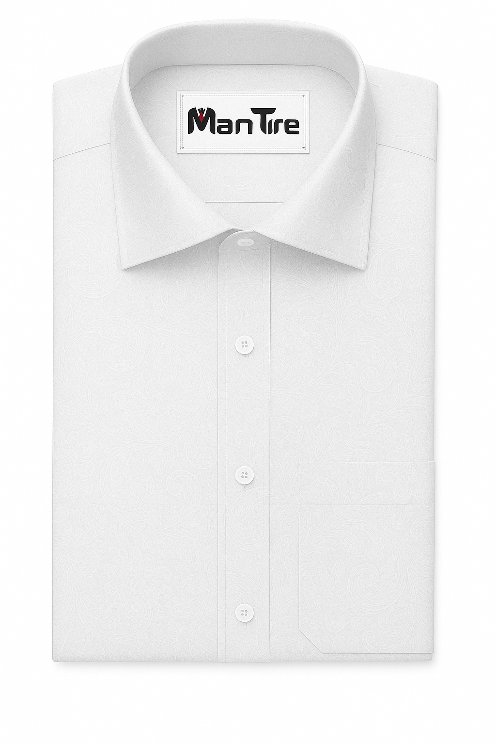 Shirt Fabric Soktas 100% Cotton Jacquard Colour White