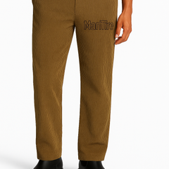 Corduroy Donear Pure Cotton Stretchable Thick Trouser Fabric Colour Peanut Brown