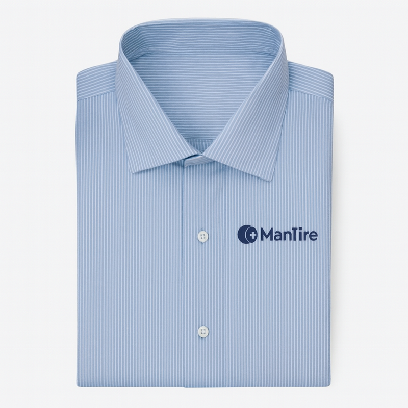 Shirt Fabric Soktas 100/1 Giza Cotton Pin Lining Colour Blue