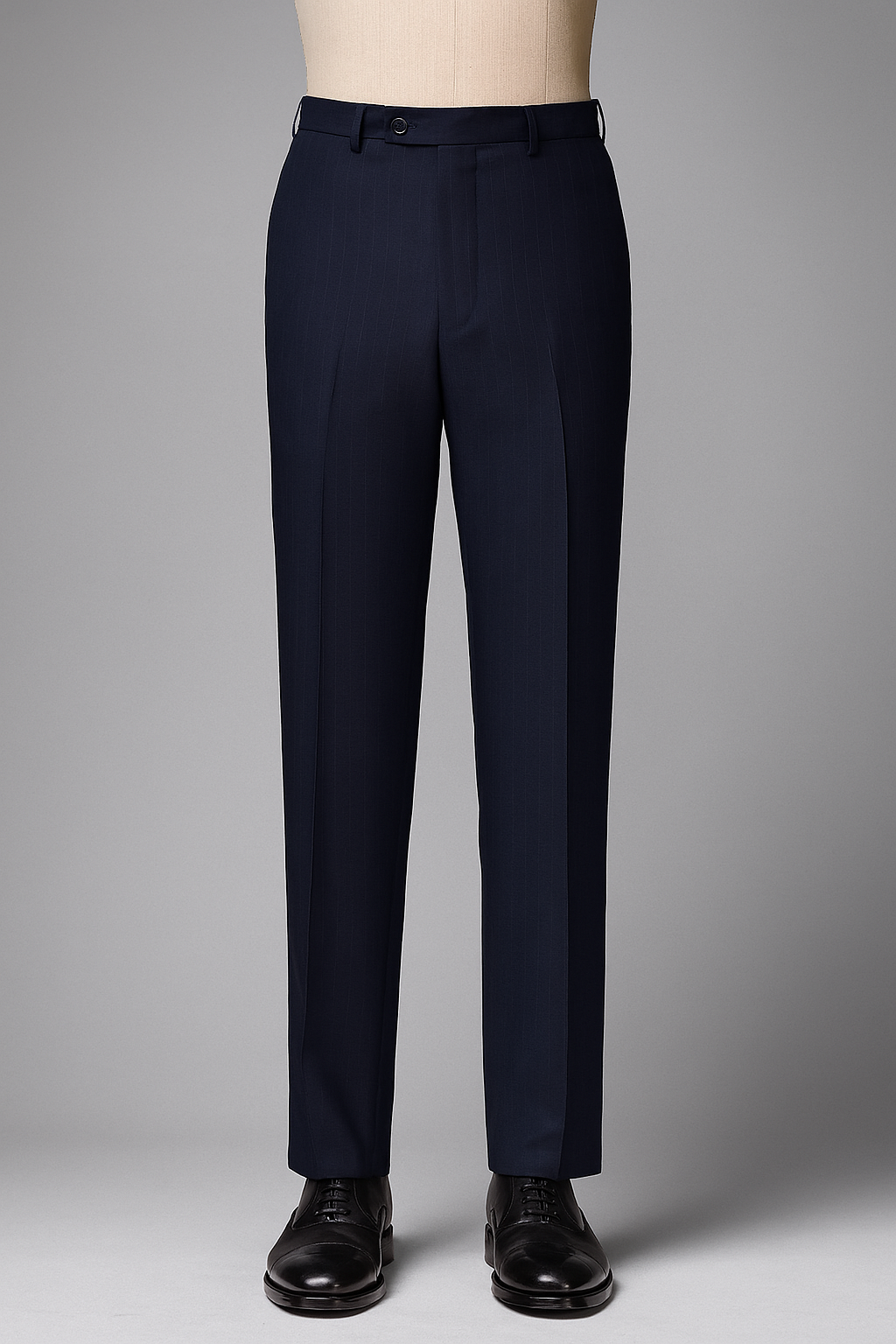 Trouser Fabric Raymond 70s Wool Blended Lining Colour Anchor Grey