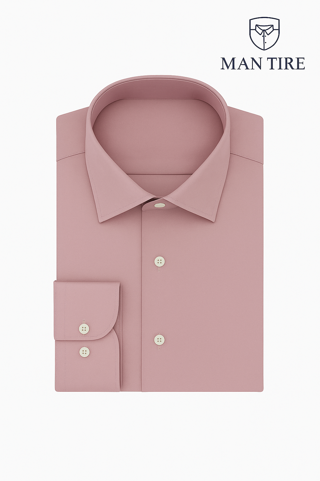 Shirt Fabric Soktas 80s Giza Cotton Plain Colour Pink