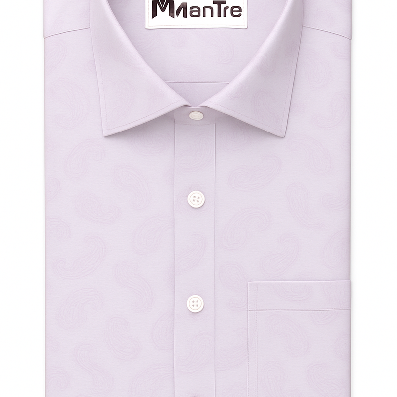 Shirt Fabric Soktas 100% Cotton Jacquard Colour Blush Pink