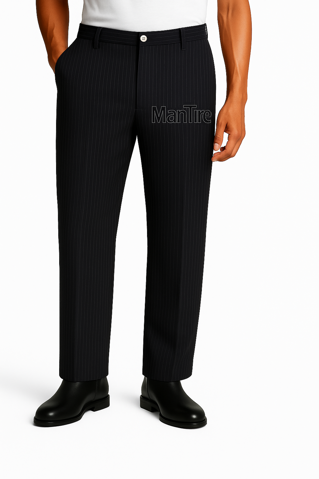 Trouser Fabric Raymond Wool Blended Lining Colour True Black