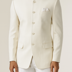 Suit Fabric Raymond Super 100s count 25% Wool Color Off White