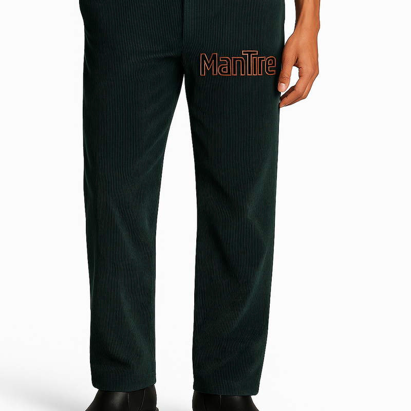 Corduroy Donear Pure Cotton Stretchable Thick Trouser Fabric Colour Pine Green