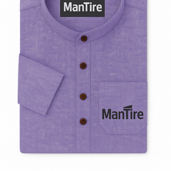 Shirt & Kurta Fabric Raymond Pure Linen Plain Colour Lavender