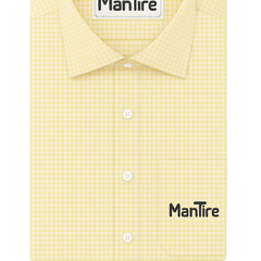Shirt Fabric Raymond Giza Cotton Broad Check With Jacquard Colour Cream