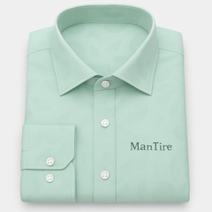 Shirt Fabric Soktas 100% Cotton Jacquard Colour Chetwode Green