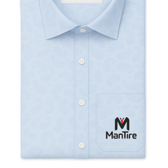 Shirt Fabric Soktas 100% Cotton Jacquard Colour Bright Blue