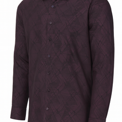 Shirt Fabric Soktas 100% Cotton Jacquard Colour Dark Purple
