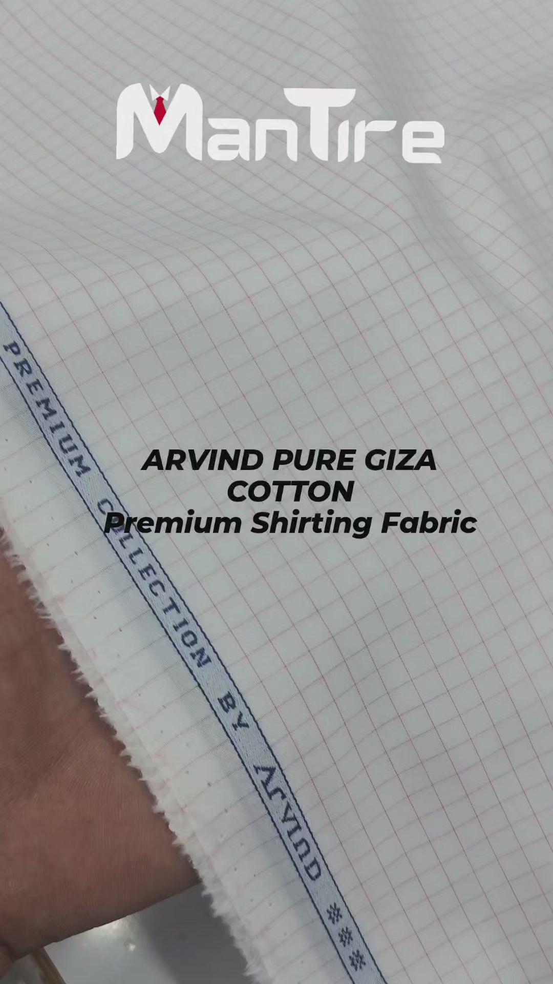Shirt Fabric Arvind 100% Pure Cotton Multi Lining Colour Green, Brown