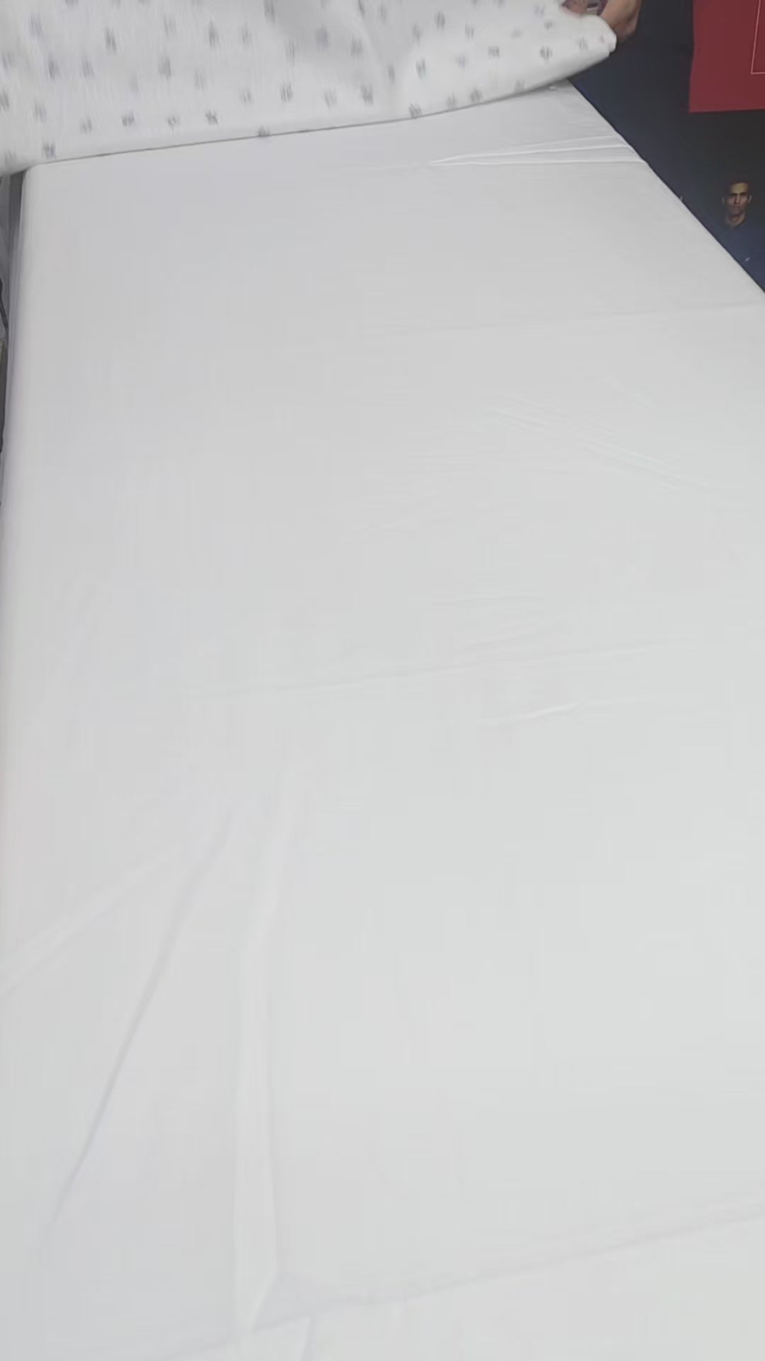 Shirt Fabric ManTire 100% Cotton Premium Linen Look Printed Colour Lava Grey N White