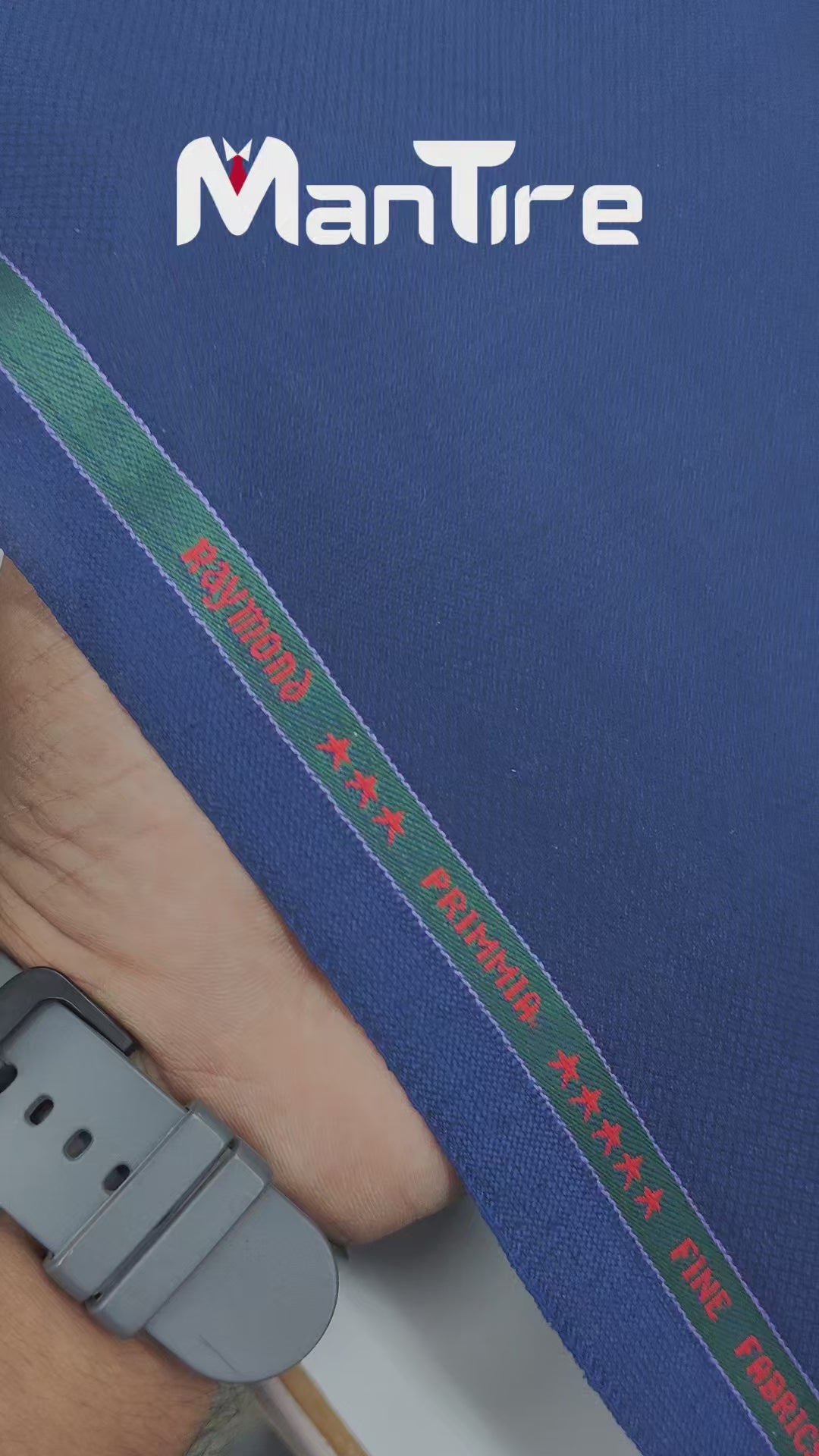 Raymond Exotic Premium Super 100s Count 60% Merino wool Dobby Suiting Fabric Colour Dark Space Blue