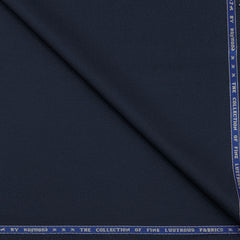 Suit Fabric Raymond Super Luxurious 42% Rich Wool Self Textured Color Dark Space Blue