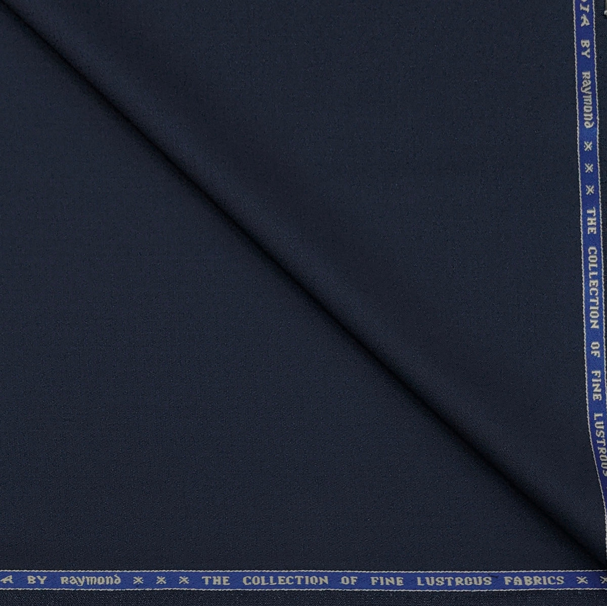 Suit Fabric Raymond Super Luxurious 42% Rich Wool Self Textured Color Dark Space Blue
