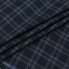 Shirt Fabric Donear LA Finish Premium Giza Cotton Tartan Check Colour Multicolour