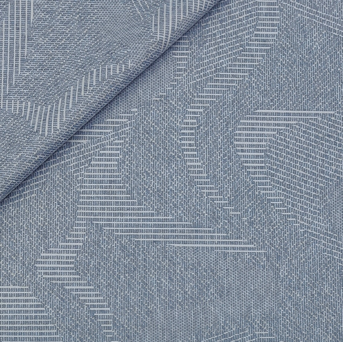 Blazer Fabric ManTire Italian Stretchable Jacquard Colour Water Blue