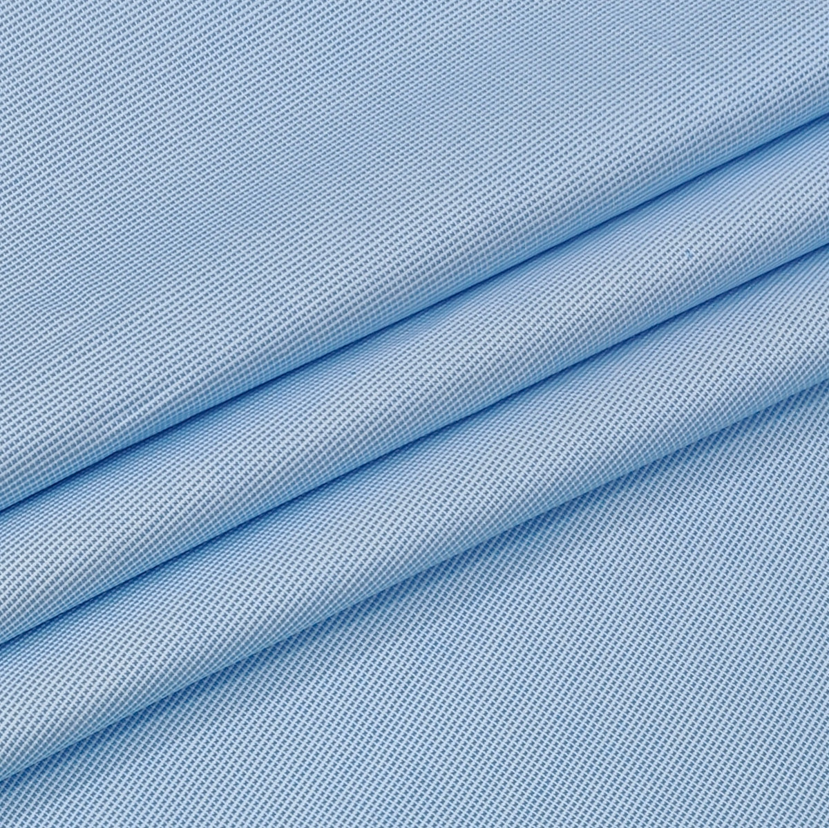 Shirt Fabric Arvind 100% Pure Cotton Micro Check Colour Light Blue