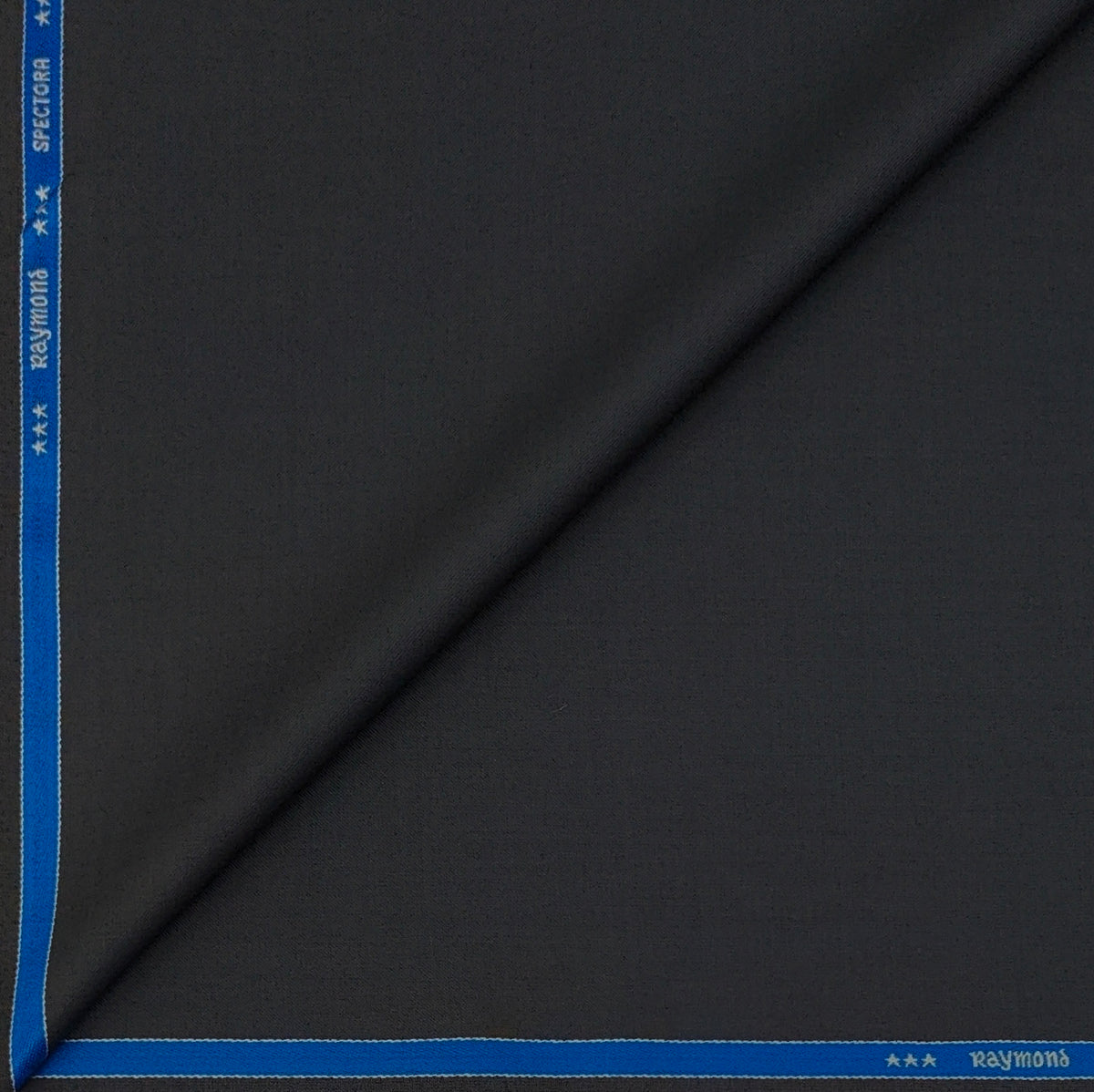 Raymond Exotic Premium Super 140s Count 30% wool Plain Suiting Fabric Colour Umber Brown