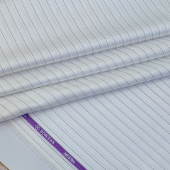Shirt Fabric Soktas Finest 80s Giza Cotton Lining Colour Purple N White