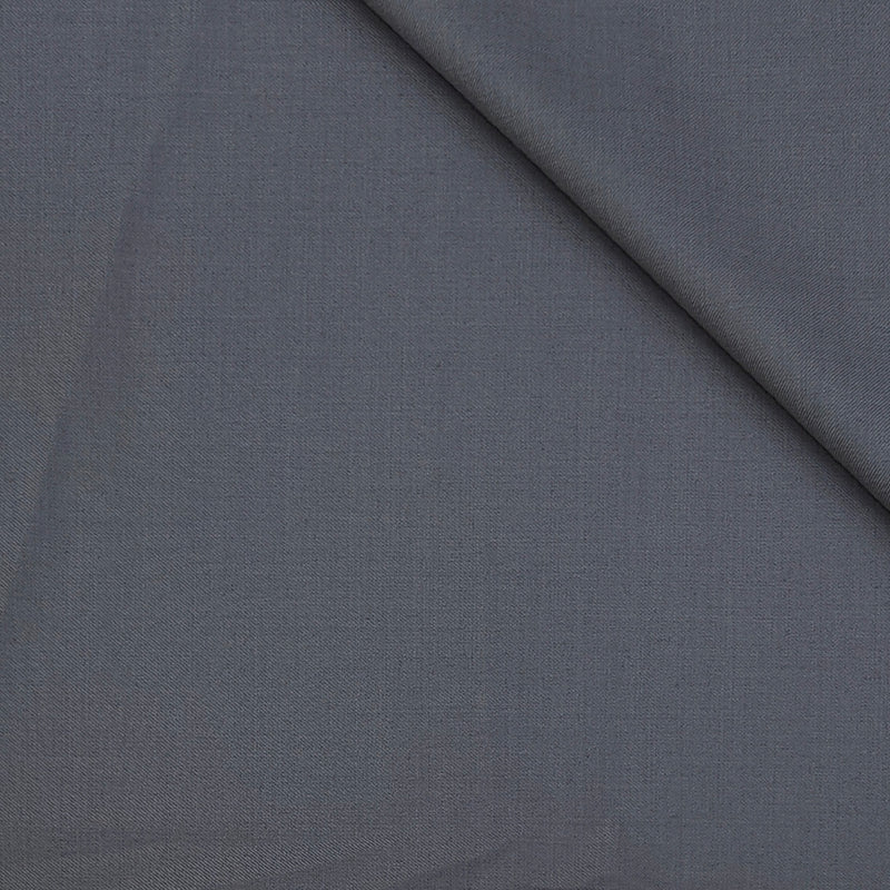 Suit Fabric Raymond Exotic Super 140s Count Luxurious 40% Rich Wool Plain Color Charcoal Slate Grey