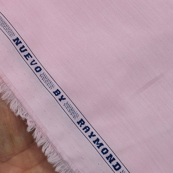 Raymond Premium Plain Fill a Fill Pure Cotton Shirt Fabric Colour Baby Pink