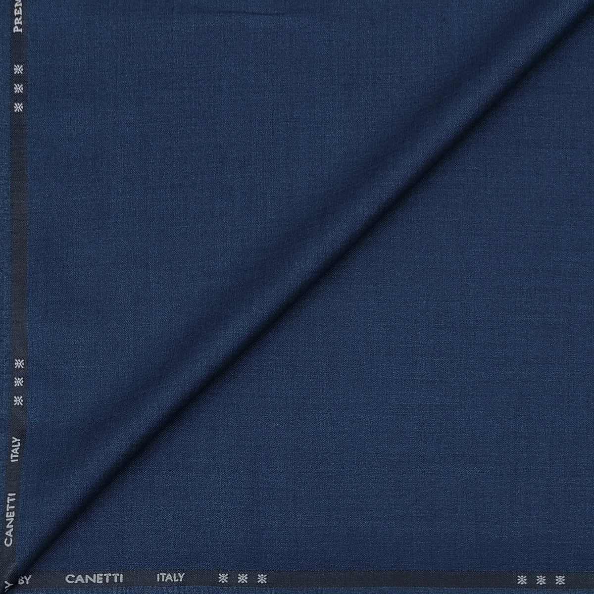Trouser Fabric Canetti Italy Luxury TR Structure Colour Classic Blue