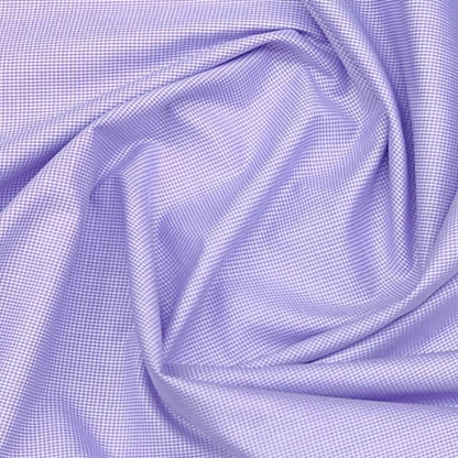 ManTire Men's Premium Polyester Cotton Self textured  Shirt Fabric Colour lavender