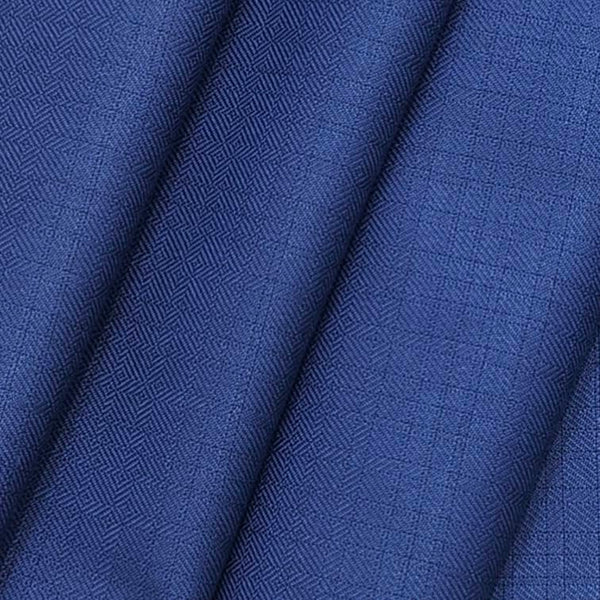 Raymond Poly Viscose Berry Blue Self Slub Blazer Fabric
