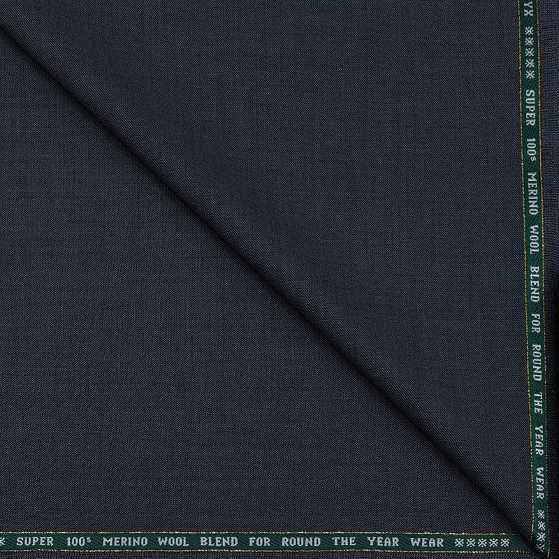 Suit Fabric Raymond Exotic Super 100s Count Luxurious 40% Rich Wool Structure Color Metal Grey